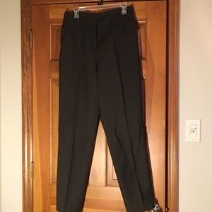 Dark Olive Green Wool Pants.  Size 12.